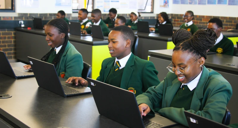 Protea glen Campus learners in computer class