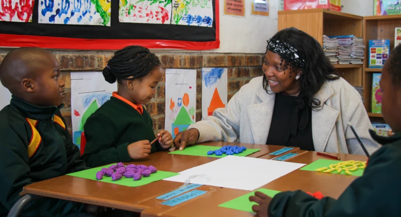 Protea glen Campus learners in classroom